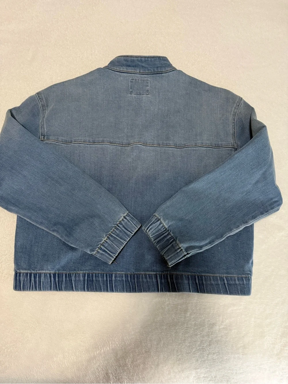 OshKosh B'gosh Medium Blue Denim Zip Jacket with Red Pull